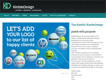 Tablet Screenshot of kimbledesign.com